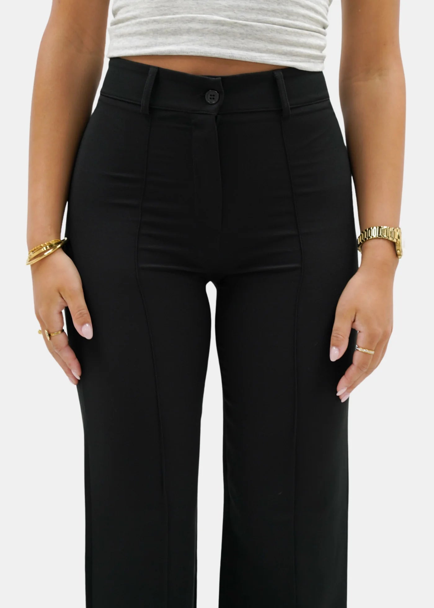 High Waist Wide Leg Pants