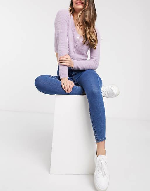 High Rise Skinny Jeans with Slim Fit