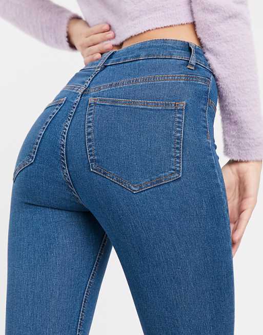 High Rise Skinny Jeans with Slim Fit