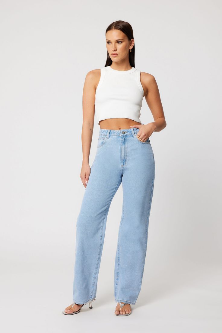 High Waist Wide Leg Jeans