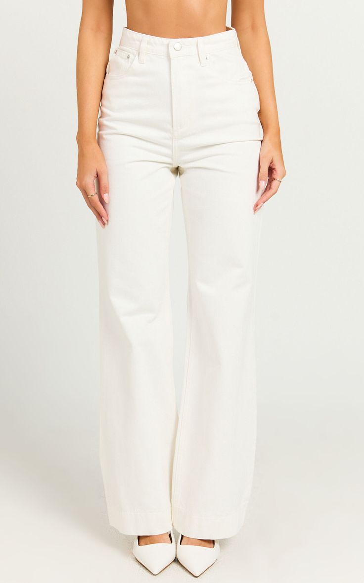 High Waist Wide Leg Jeans