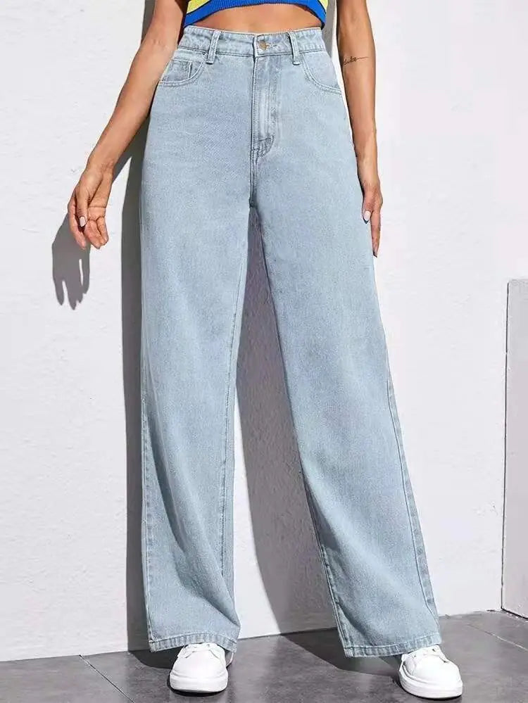 High Waist Wide Leg Jeans