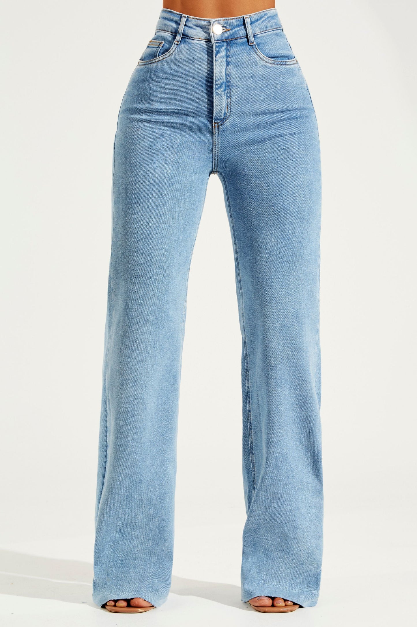 High Rise Wide Leg Jeans