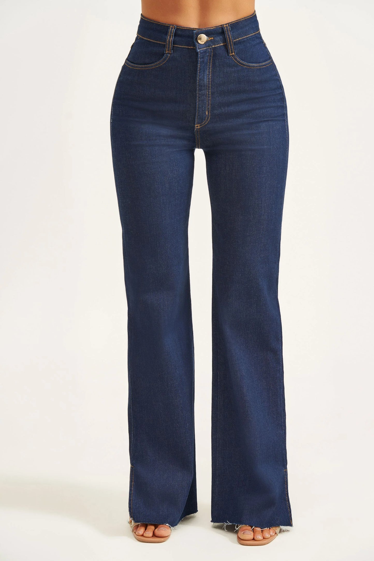 High Rise Wide Leg Jeans