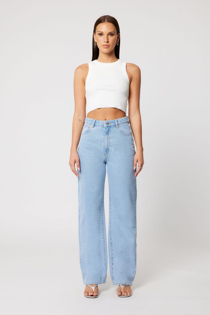 High Waist Wide Leg Jeans