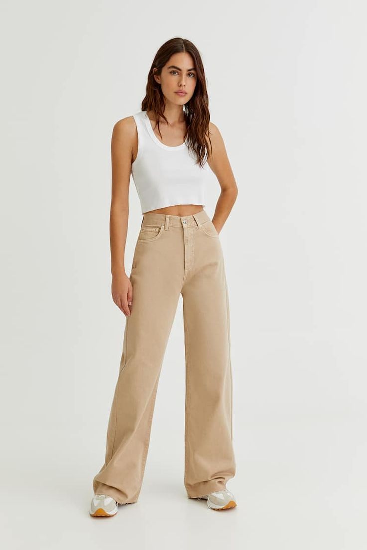 High Waist Stretch Loose Jeans