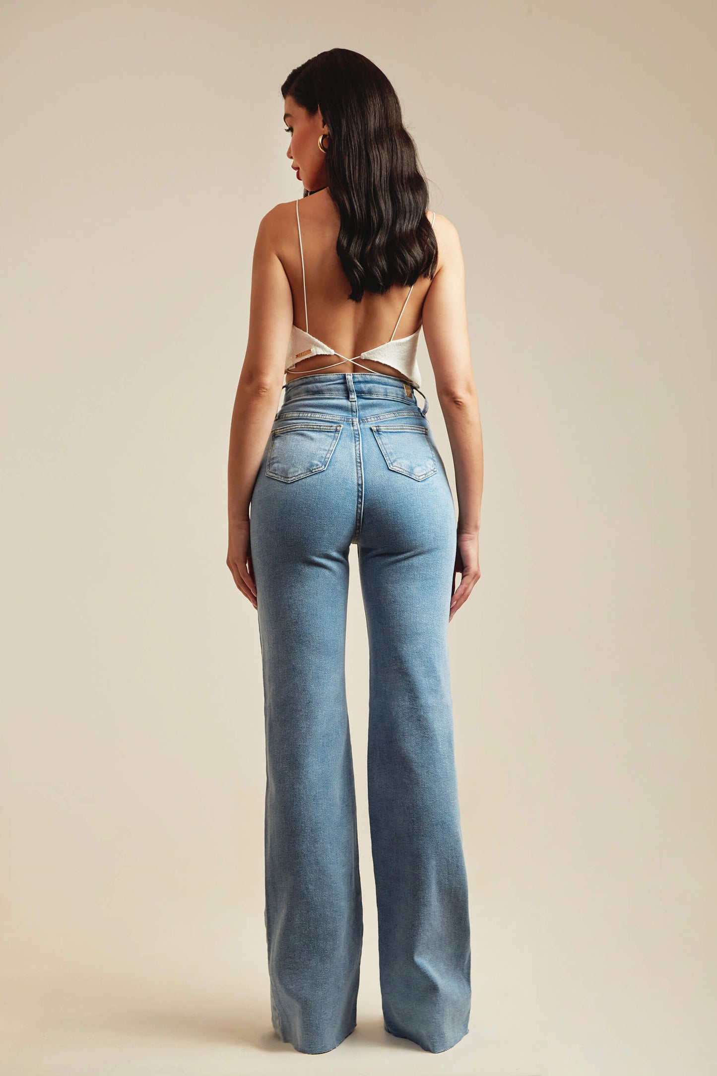 High Rise Wide Leg Jeans