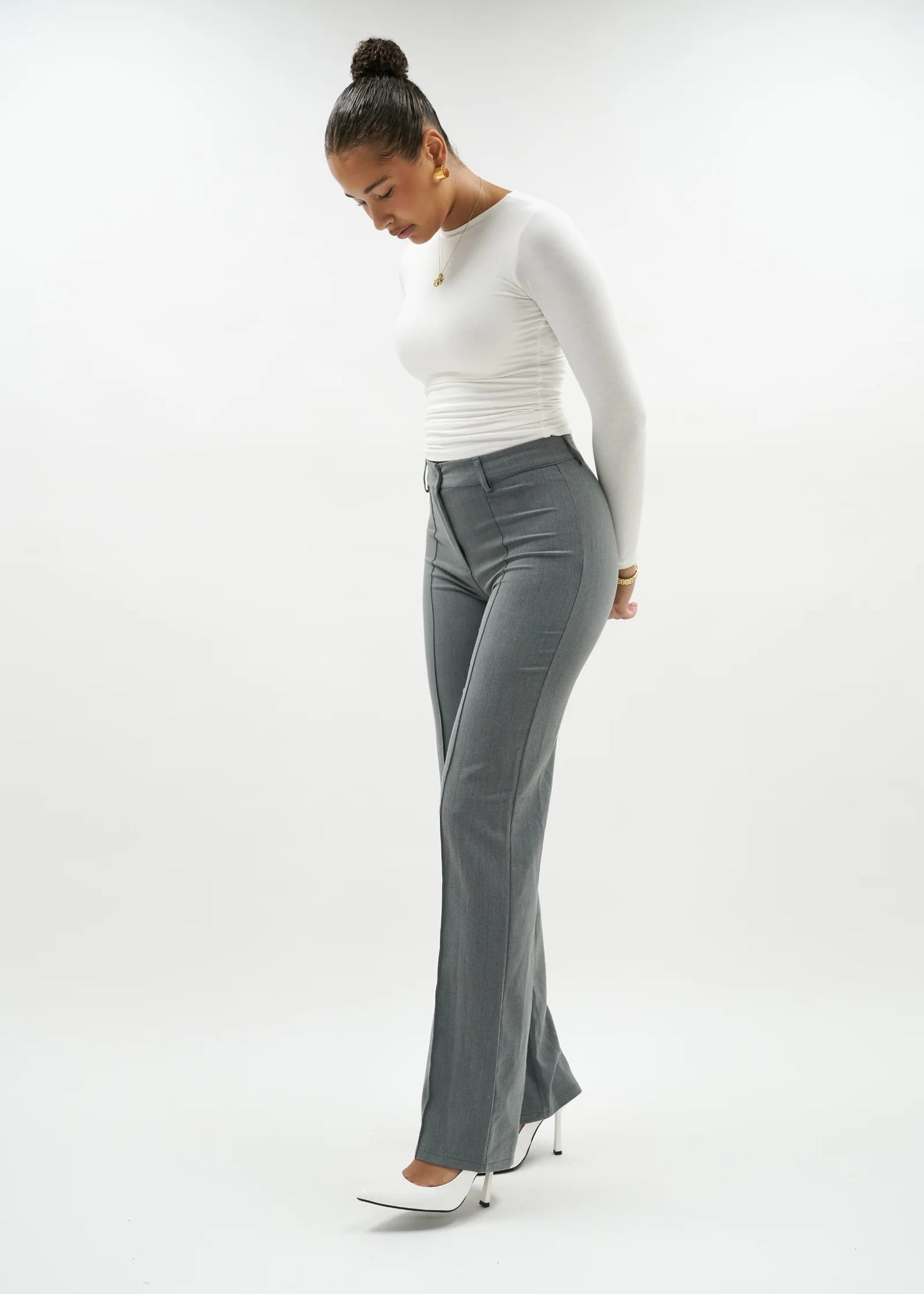High Waist Wide Leg Pants