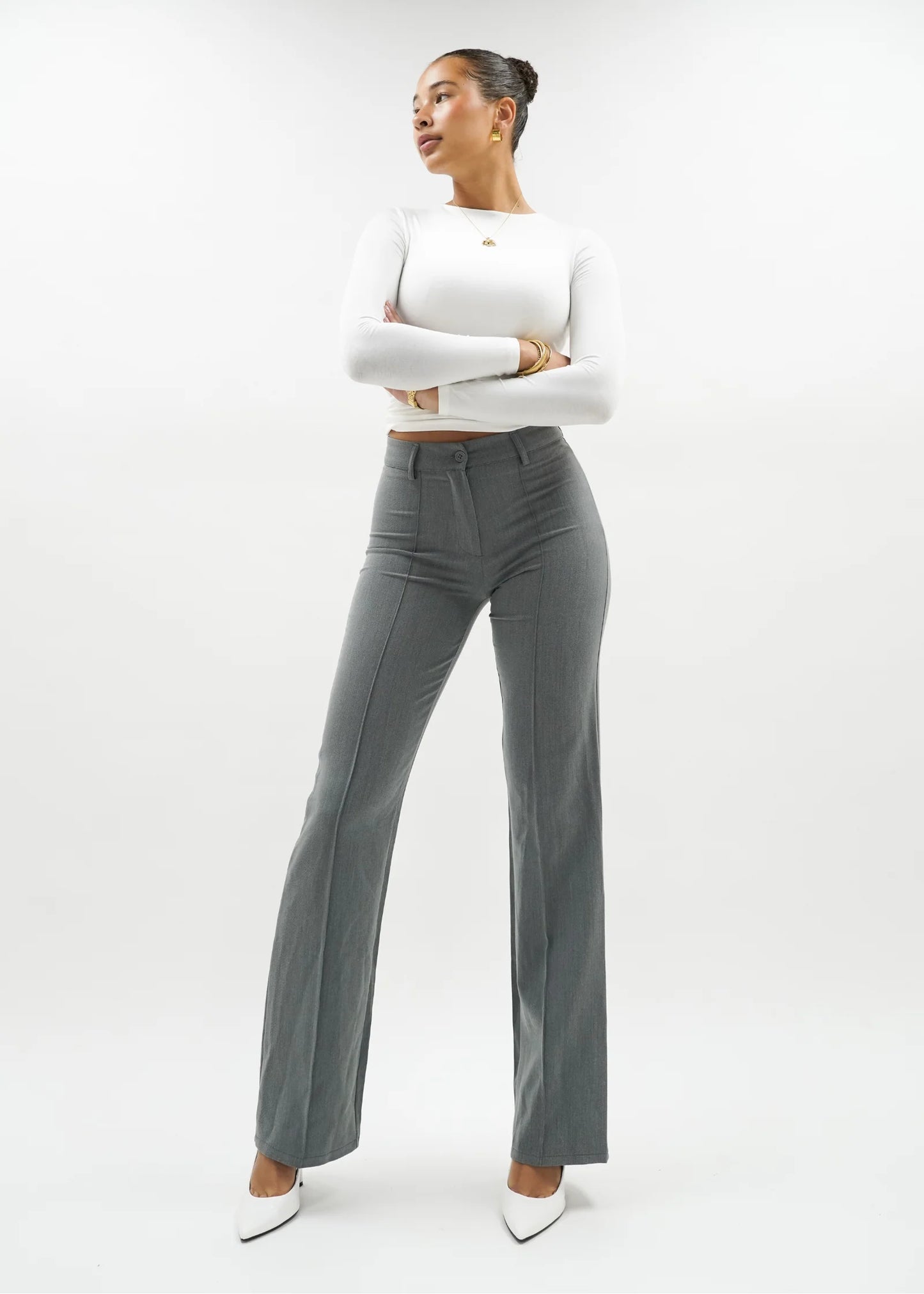High Waist Wide Leg Pants