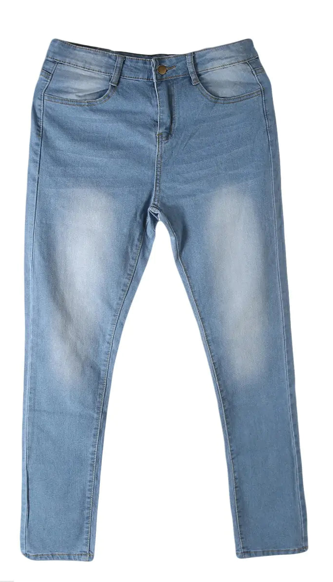 High Waist Skinny Denim Jeans