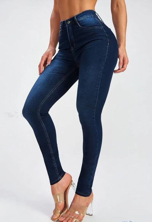 Slim High-Waist Stretch Fashion Pants