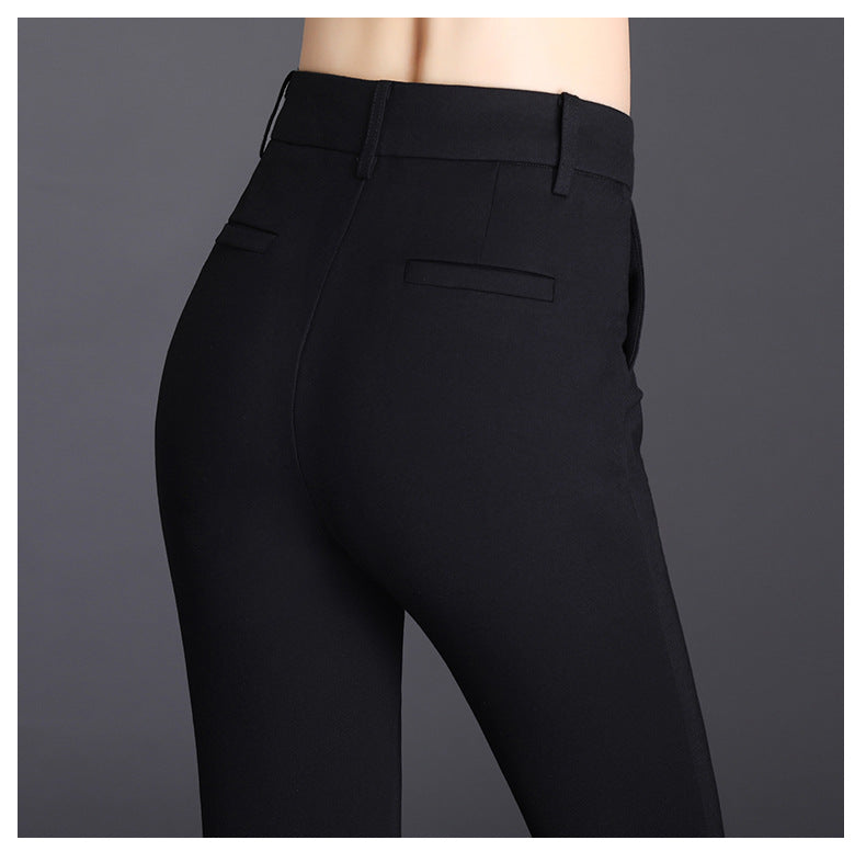 High Waist Slim Trouser