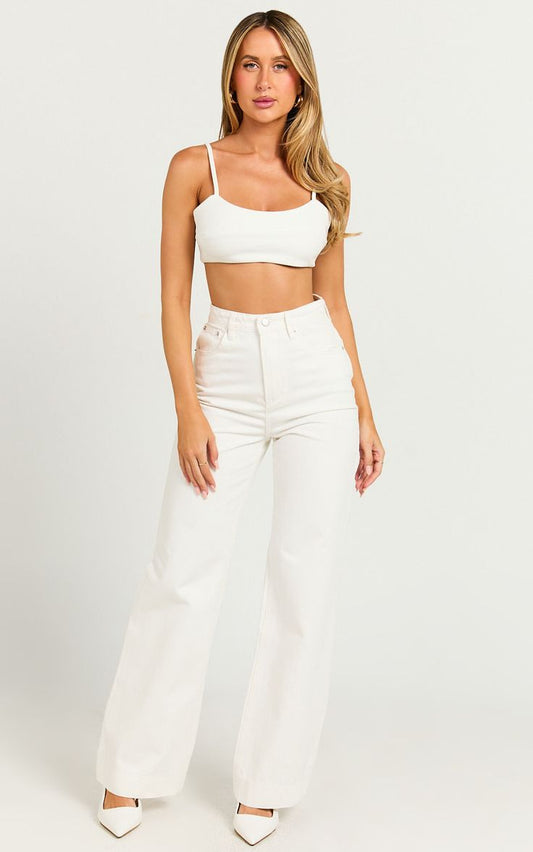 High Waist Wide Leg Jeans