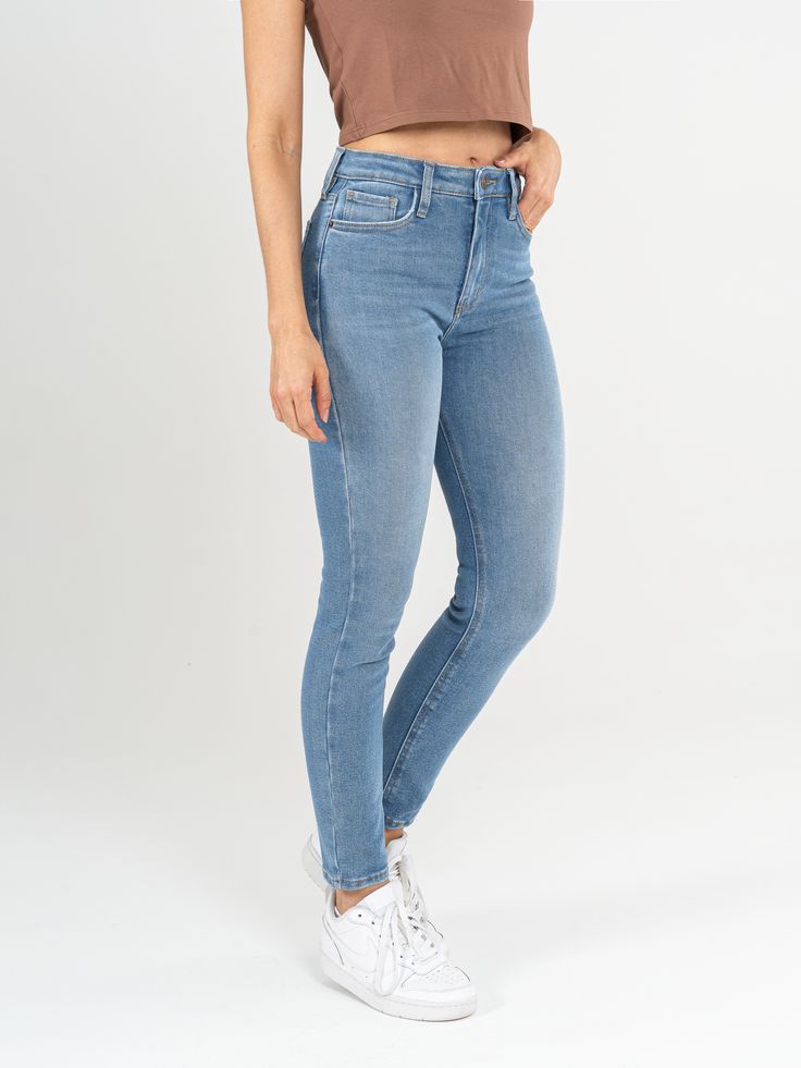 High Waist Skinny Denim Jeans