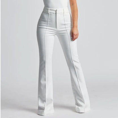 High Waist Slim Trouser