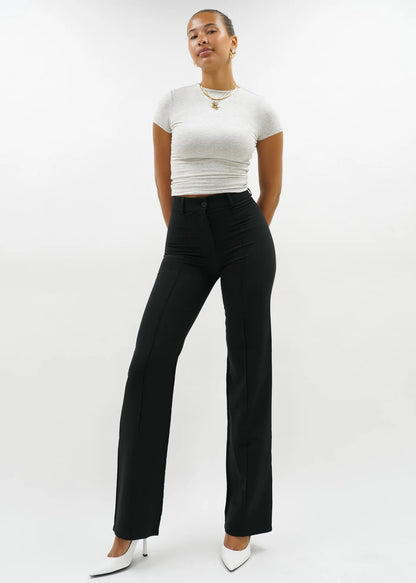 High Waist Wide Leg Pants