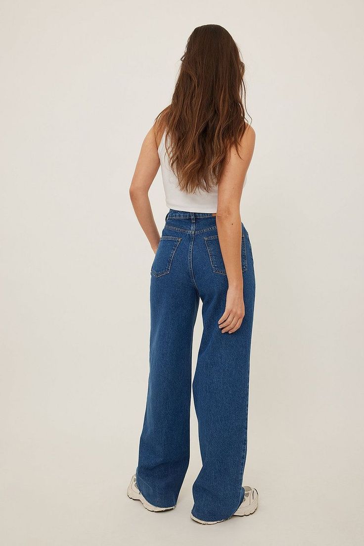 High Waist Wide Leg Jeans