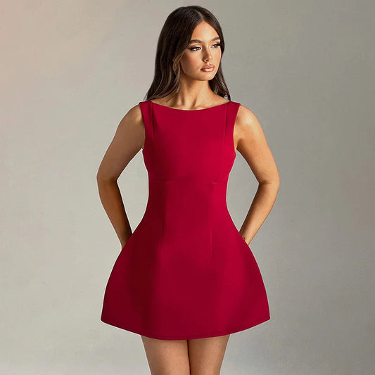 Mini Backless Dress