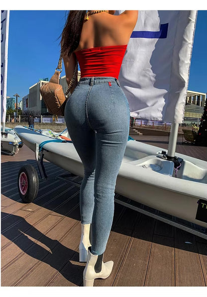 High Rise Skinny Jeans