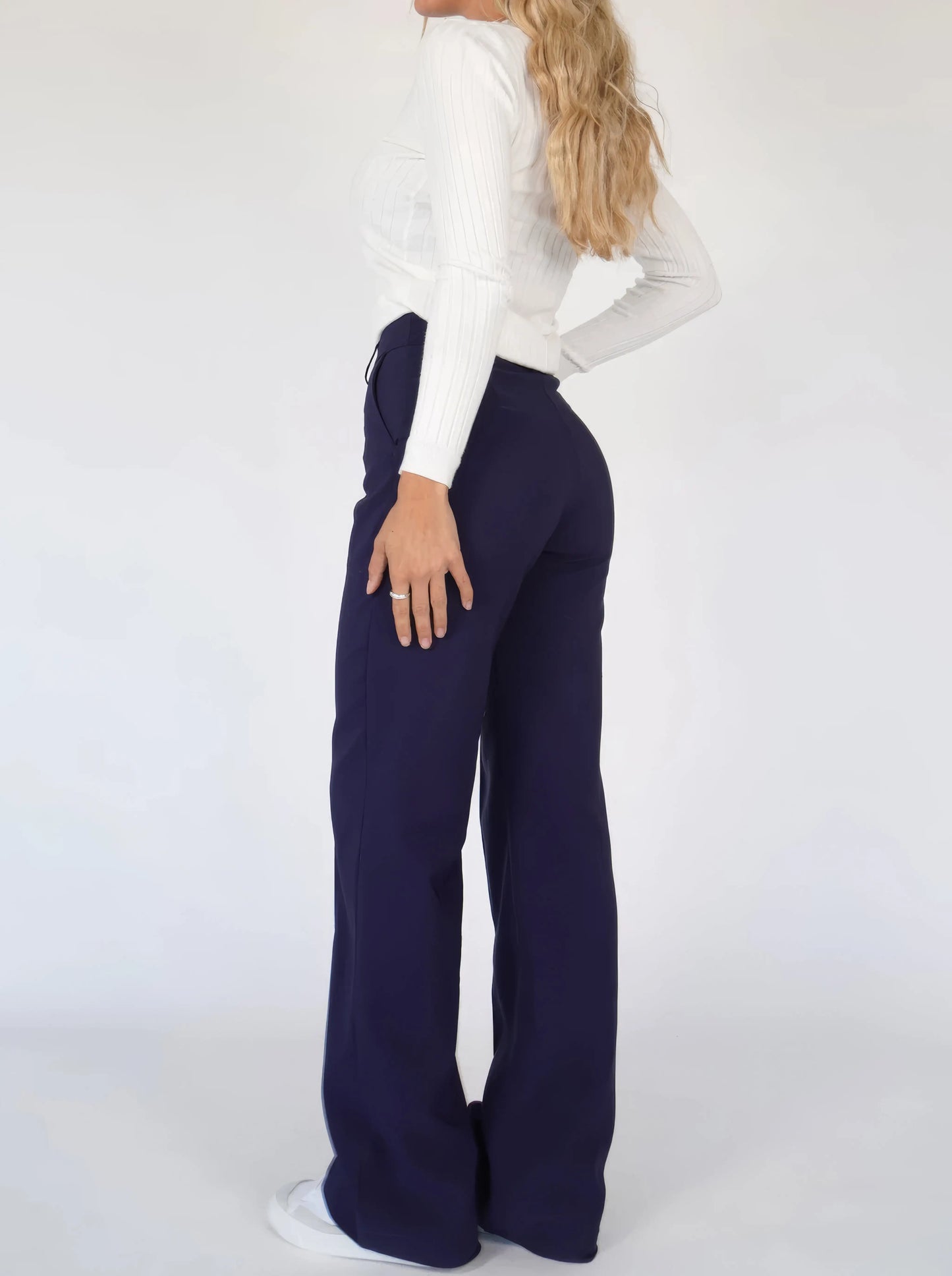Hight Waist Wide Leg Trousers