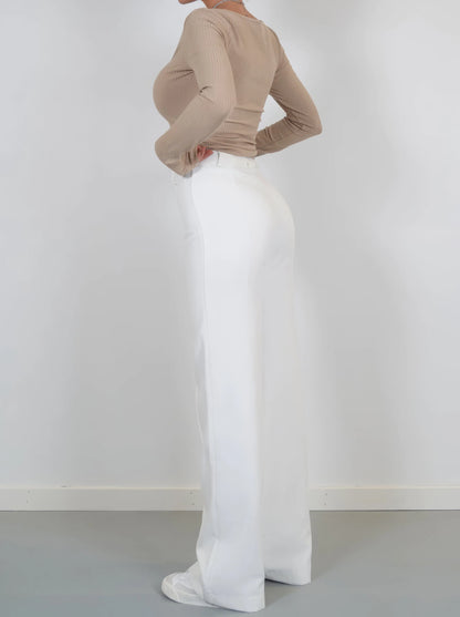 Hight Waist Wide Leg Trousers