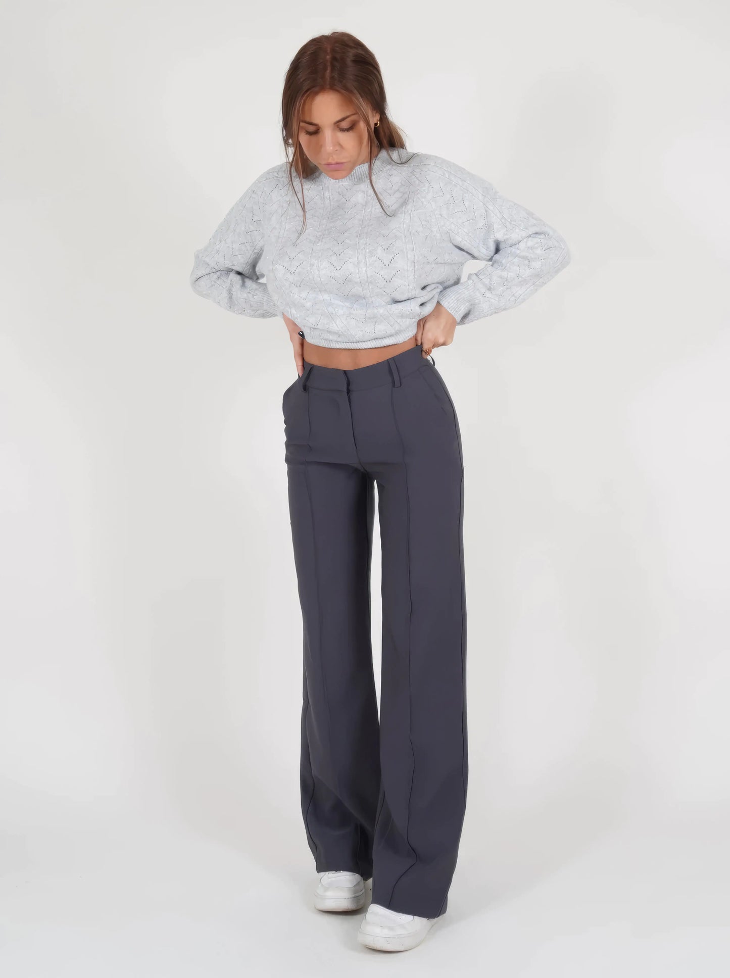 Hight Waist Wide Leg Trousers