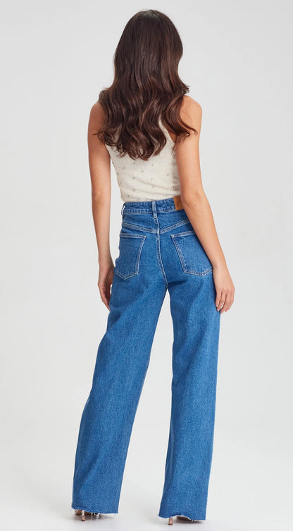 High Rise Wide Leg Jeans