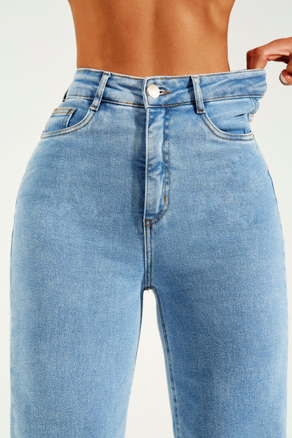 High Rise Wide Leg Jeans