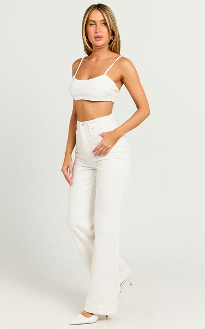 High Waist Wide Leg Jeans