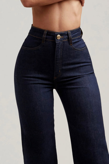 High Rise Wide Leg Jeans