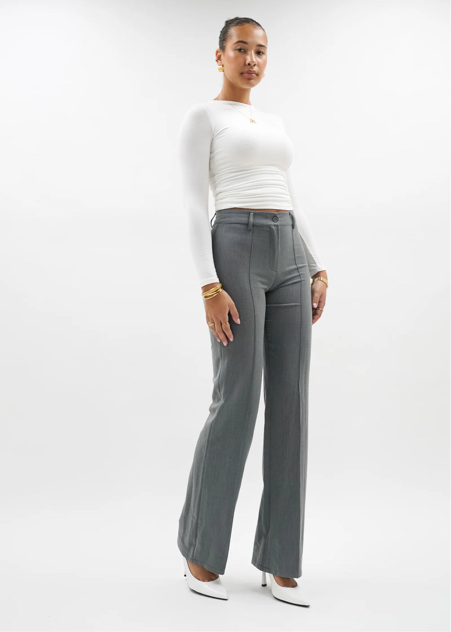 High Waist Wide Leg Pants