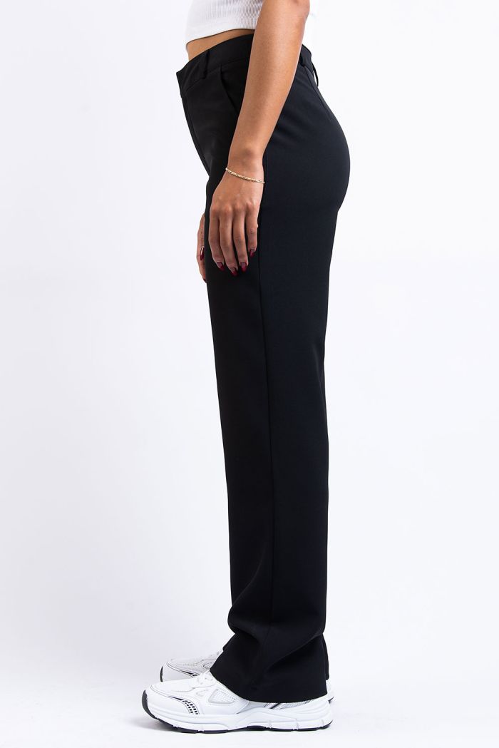 Hose mit hoher Taille und weitem Bein