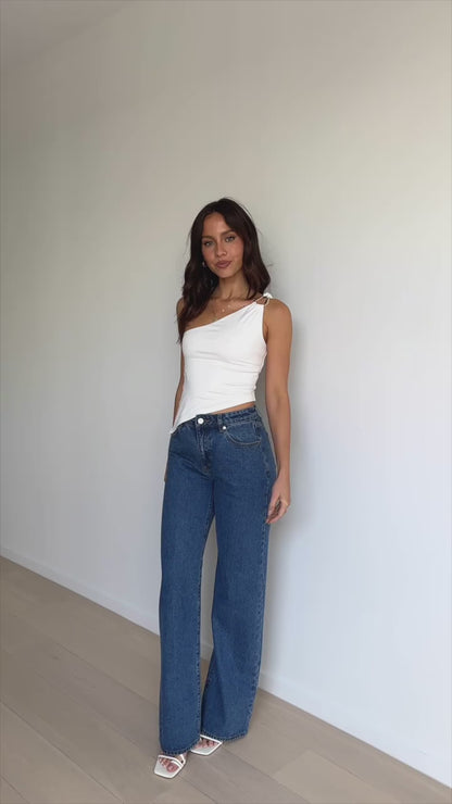 High Waist Wide Leg Jeans