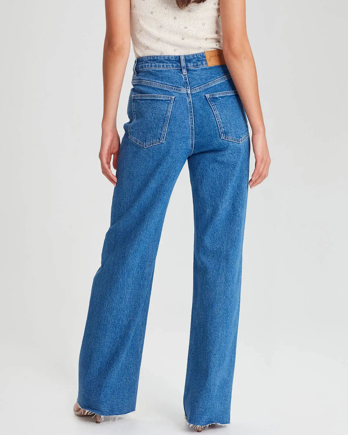 High Waisted Wide Leg Jeans