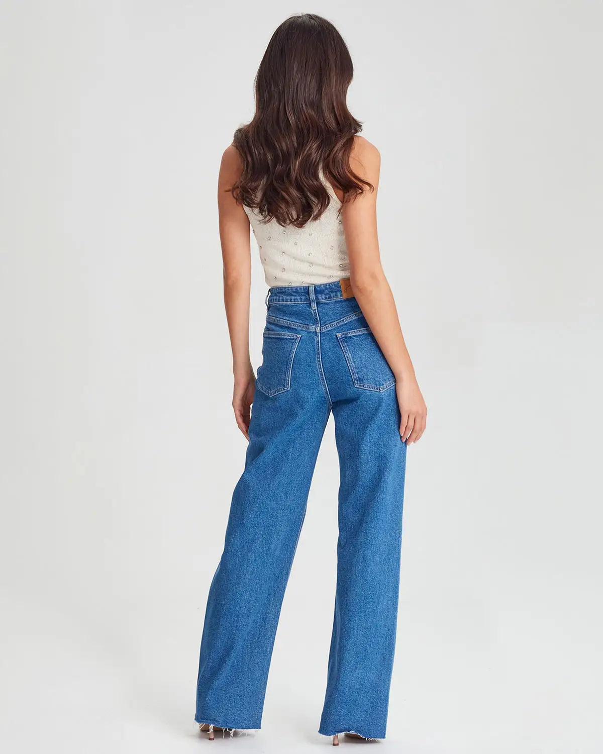 High Waisted Wide Leg Jeans