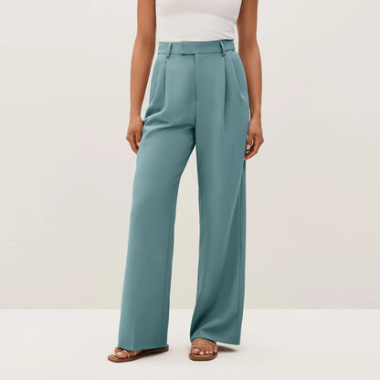 Wide Leg High Waist Trousers
